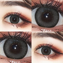 美乐菲美瞳自然年抛大小直径混血网红同款彩色隐形眼镜JL 绿野仙踪灰 0度平光