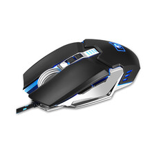 新盟（Technology）398曼巴蛇电竞机械游戏有线鼠标（吃鸡绝地求生lol笔记本电脑有线鼠标） 曼巴蛇3代宏编程有声鼠标（科技黑）