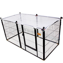憨憨宠 宠物狗狗围栏防逃网防逃脱罩狗笼子罩子狗狗栅栏罩子用品 围栏笼罩  100*90cm