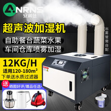 安润仕 工业加湿器工厂自营工业级大雾量车间超市火锅水果蔬菜保鲜增湿器超声波加湿机工业用 12kg自动款