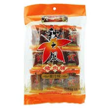 广州酒家利口福 猪肉棒 猪肉脯 牛肉脯 包装 猪肉干 牛肉干 休闲办公零食零嘴0 90g果汁猪肉脯