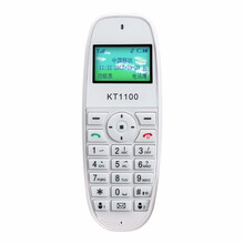 卡尔KT1100固定无线插卡电话机 GSM移动铁通/联通3G/4G手持式家用无绳固话翻盖老人手机 G154移动版（无底座）（8位数卡请备注）