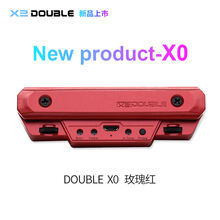 X2DOUBLE德博声学DOUBLEX0带打板音孔免开孔民谣木吉他拾音器 DOUBLE X0玫瑰红