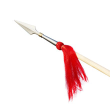 风雷动 FLD-HYQ白蜡杆红缨枪霸王枪武术枪赵子龙不锈钢红缨枪头长矛太极大枪