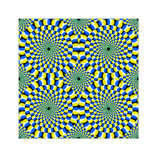 菲创新品心理咨询室辅导室设备装饰挂画抽象错觉图双关图挂图方形 8号图 40*40【PP海报】