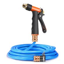 奥瑞驰洗车浇花神器高压水枪汽车软管家用增压工具喷头洗地加压刷车接龙头 H3枪头+铜合金接头+15米防爆管子