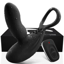 LEVETT乐伊特锁精环后庭按摩器震动男用无线遥控肛塞女用震动棒穿戴 锁精刺激-莫德