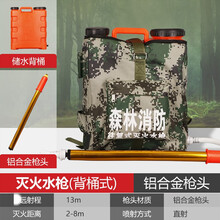 森林灭火水枪往复式单兵灭火水枪扑火水桶背囊背负式消防灭火工具 森林水枪(铝合金枪体+水桶)