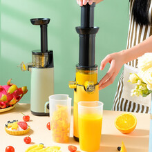 美之扣 原汁机榨汁机家用迷你便携式去渣全自动渣汁分离 多功能鲜炸果蔬料理机搅拌机 黄色插电款