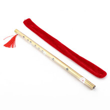 荣凯黄铜笛子初学专业考级演奏纯铜加厚金属横铜笛乐器 2毫米厚F调重约300克