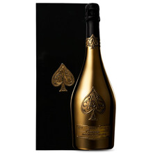 超市	【萄酒联盟】黑桃A黄金香槟 法国原瓶进口酒 750ml 黄金香槟 礼盒版