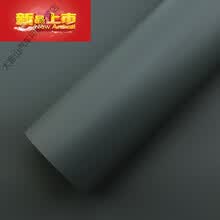 汽车亚光黑色贴纸后视镜轿车Ab中柱磨砂黑亮光内饰贴膜车身改色膜汽车用品 1.52*1米亚光水泥灰