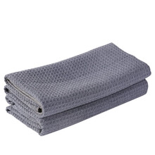 Astree 菠萝格巾擦车巾 蜂窝布洗车毛巾擦车抹布专用洗车毛巾细纤维华夫格洗车毛巾30*60