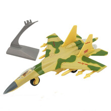 仿真战机地带战斗机航天飞机轰炸机歼十回力合金飞机模型儿童玩具国产阅兵飞机儿童玩具礼物玩具合金玩具 歼十一战机