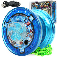 奥迪双钻（AULDEY） 悠悠球玩具火力少年王6溜溜球侧轴承润滑球KK轴承绳悠悠挂配件 高端电动球-混沌魔龙