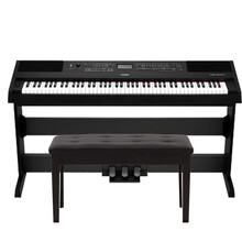 雅马哈电钢琴KBP2100/1100考级比赛数码钢琴88键重锤电钢琴 KBP2100主机+木架+三踏板+全套配件