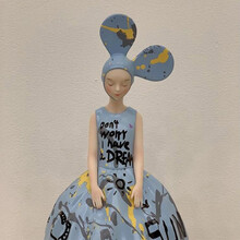 《然》-王加诺雕塑创意摆件精美礼物包装七夕情人节送女生 大：45*45*100cm