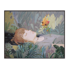 墨斗鱼 卜番布面丙烯油画原作人物艺术品 客厅装饰画沙发背景墙壁画轻奢挂画现代简约餐厅