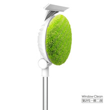 擦玻璃器无线电动伸缩清洁器工具擦天花板擦窗户神器拖地机 升级款擦玻璃器【带两块绿色布+刮板】