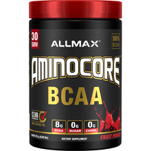 坏班啊ALLMAX BCAA AMINOCORE支链氨基酸促肌肉分解90份 菠萝芒果-全新90份