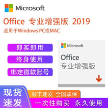 微软正版 office2019专业增强版+WIN10专业版/套餐/电子下载/激活码/请留邮箱 office2019专业增强版