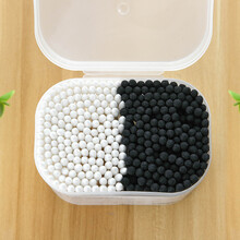 HeduRnie日本纸棒双头棉签化妆用卸妆掏耳朵棉棒家用盒装卫生棉花棒300支装 4盒/1200支