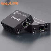 keepLINK KP-9000-1P1E 1路电话1路百兆网络光端机 PCM语音光端机 电话转光纤