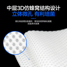 彩鲽鱼缸魔毯魔袋过滤棉白棉高密度干湿分离净化过滤材料生化棉蜂窝棉可手洗 洗不烂干湿分离过滤材料 蜂窝白棉20*30cm一块