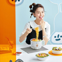 小熊 Bear 微笑泡面锅系列电煮锅蒸煮面锅小火锅小电锅宿舍学生小锅寝室DRG-E12G5【企业专享】