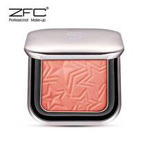 ZFC腮红女裸妆保湿提亮哑光胭脂修容橘色上色自然新手 02金橘流光