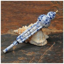 双音胶木树脂葫芦丝乐器乐器初学吹嘴葫芦丝民族吹奏乐器 青花瓷降b调+盒