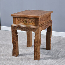 寻古红木家具非洲鸡翅木（学名：非洲崖豆木）沙发实木中式客厅全实木原木沙发椅组合 小茶几/边桌/角几