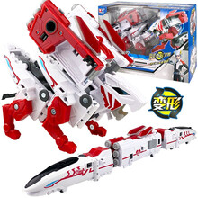 奥迪双钻  巨神战击队3 合体玩具套装 战能变装备套装工具 召唤器 536623-豪华版轨道先锋裂虎号