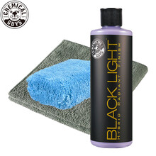 化学小子黑光白光镜面釉GlossWorkZ汽车用釉彩色白黑车腊车漆堆叠保护上光镜面效果 汽车用品 黑光镜面釉473ML套装