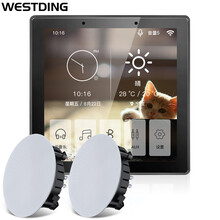 威斯汀（WESTDING）XT5智能家居壁挂音响 音箱 天花喇叭 背景音乐公共广播系统 餐厅会议广播定压喇叭928*2