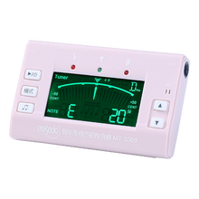 小天使Musedo古筝调音器专用妙事多电子通用校音器节拍三合一 【粉紫色】MT-100B 民乐调音节拍