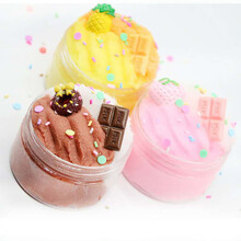 千丝泥解压冰山泥少女网红拉丝泥棉花泥便宜千丝泥拉丝起泡胶学生蚕丝泥 千丝泥4盒