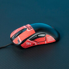 适用 ZOWIE 卓威 FK1-B FK1+-B FK1 FK2 S1 S2 鼠标防滑按键侧边贴防汗 【朋克红色】S1（按键+侧面防滑贴）
