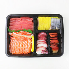 海鲜生鱼片刺身拼盘500g冰鲜三文鱼希零鱼金枪鱼北极贝刺身套餐