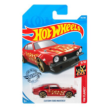 新款（HOT WHEELS）风火轮火辣小跑车男孩玩具合金车GHD68 梅尔塞敞篷轿跑 GHF52 福特特立独行【红色】