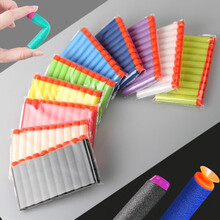 儿童电动连发M416玩具枪软弹枪配件男童子弹抢手枪男孩子吸盘4-6-8-12可发射软弹男孩玩具配件 软弹100发（颜色随机） 可兼容nerf热火枪(不含枪体)