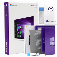正版WIN10/windows10版零售彩盒/操作系统/office2019企业版 WIN10专业版实物彩盒多语言不开发票