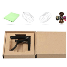 民谣吉他调音器变调夹二合一吉他配件通用调音器初学者 哑光黑色