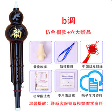XINXIANGXI 葫芦丝乐器初学c调降b调儿童中小学生成人演奏型胡芦丝自学 仿木降b调+(无盒)