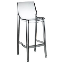 港隆（GRONLAND) 透明吧台椅北欧高脚凳创意吧椅现代简约高凳子餐台设计师椅 透明   65坐高