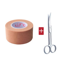 肉色美目贴哑光雾面双眼皮贴胶带美目贴卷隐形双眼皮胶布超粘低敏 肤色宽 纸美目贴+14寸大剪刀