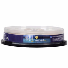 麦克赛尔（maxell）CD-R光盘 刻录光盘 光碟 空白光盘 台产48速700MB 桶装10片