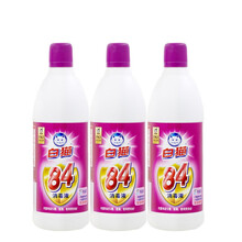 白猫84消毒液700g*12瓶整箱装家用消毒水洁厨洁厕除菌液灭菌杀菌 700g*3瓶 白猫