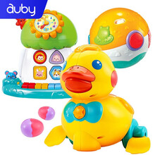 澳贝（AUBY） 新生、成长宝宝推荐礼包0-1岁礼包 奥贝益智套装 0-6-12个月儿童婴儿玩具 小黄鸭+趣味小树+农场滚滚球（新老配色随机发货）
