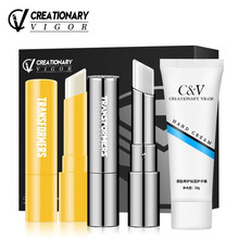 CV 变形金刚 联名款夏季滋润唇膏滋润补水修护男女通用唇膏打底无色 护肤礼盒（润唇膏2支+手部霜）